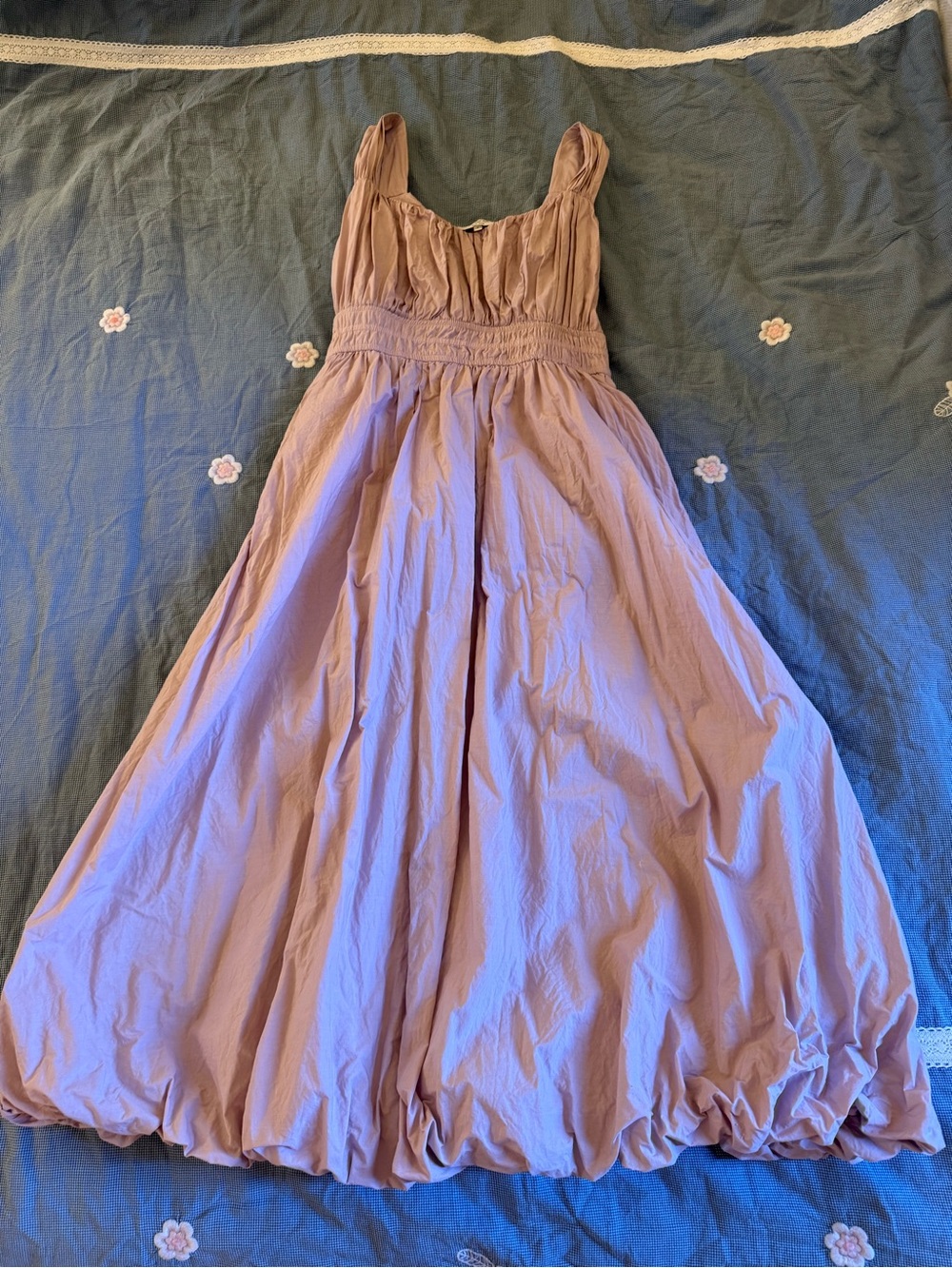 Sea New York Emmet Poplin Midi Bubble Dress Size S